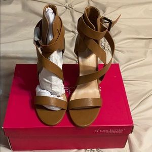 Chunky sandals never worn